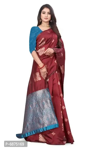 Beautiful Lichi Silk Jacquard Work Saree for Women