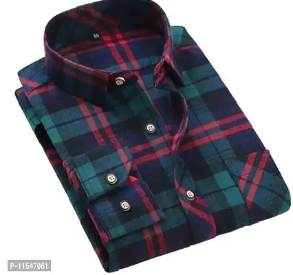 Multicoloured Cotton Blend Casual Shirts For Men