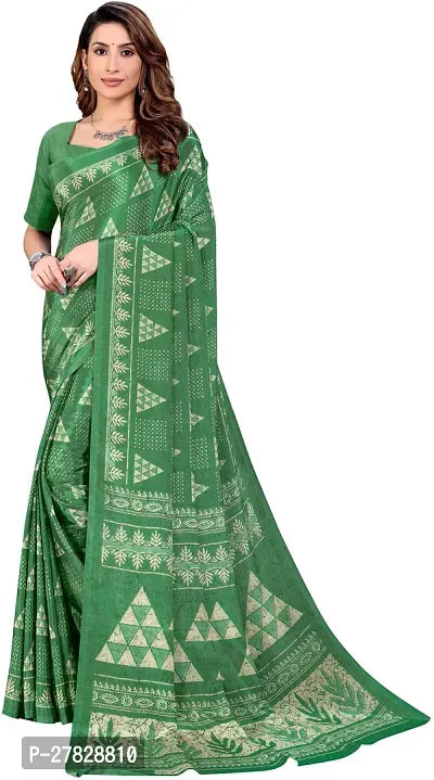 Classic Crepe Saree with Blouse piece