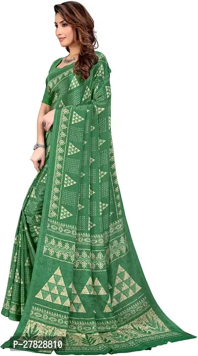 Classic Crepe Saree with Blouse piece